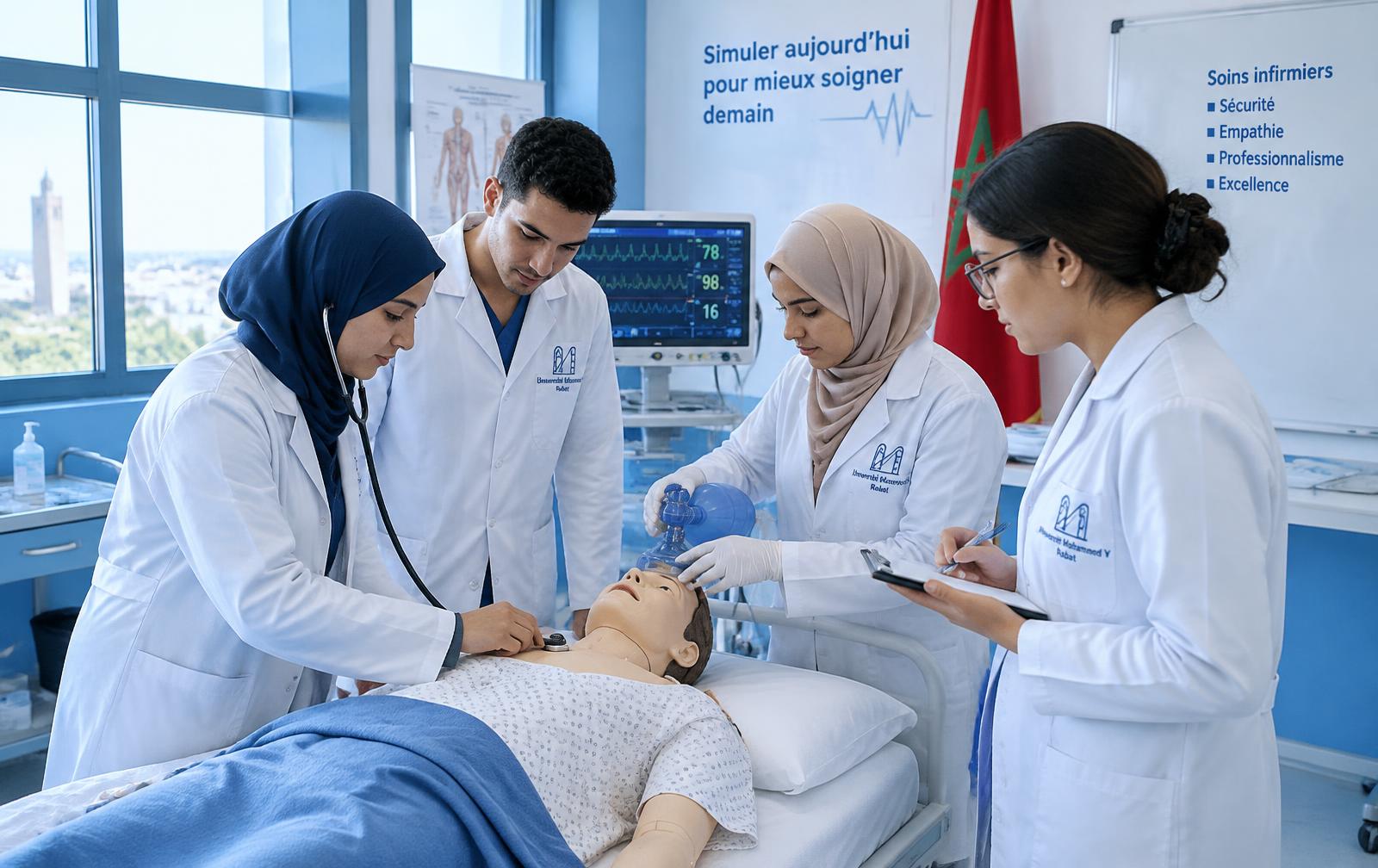 طلبة iMedic في التداريب التطبيقية